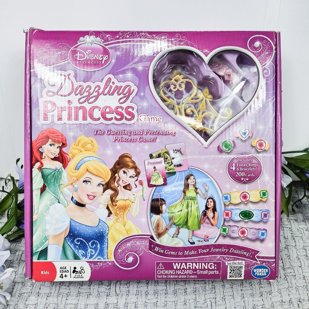 Wonder Forge Disney Dazzling Princess Game Complete + Replacement Pieces